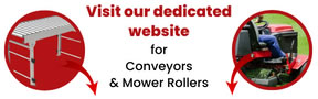 Visit our dedicated website for Conveyor Rollers & Mower Rollers