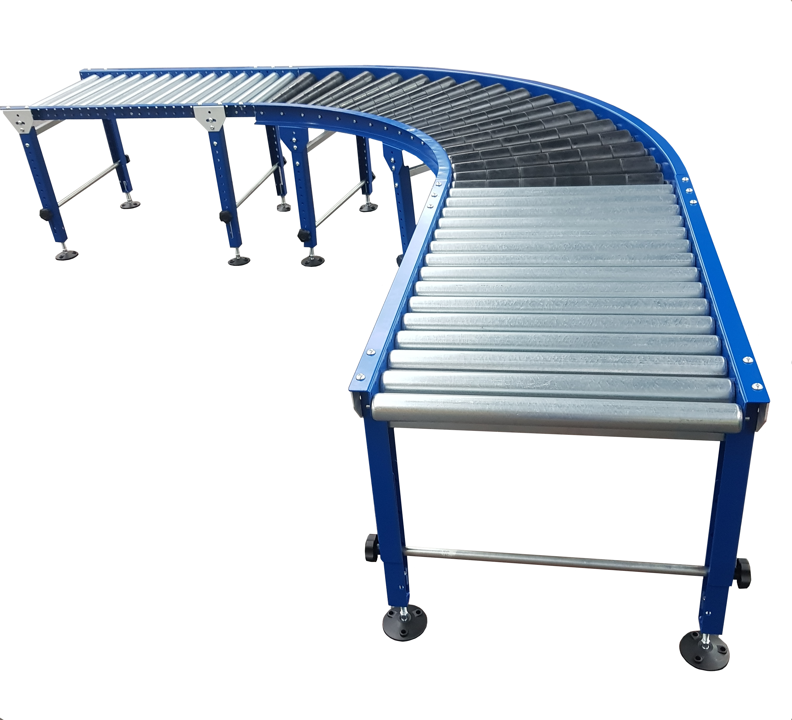 conveyor gravity bend or roller curve