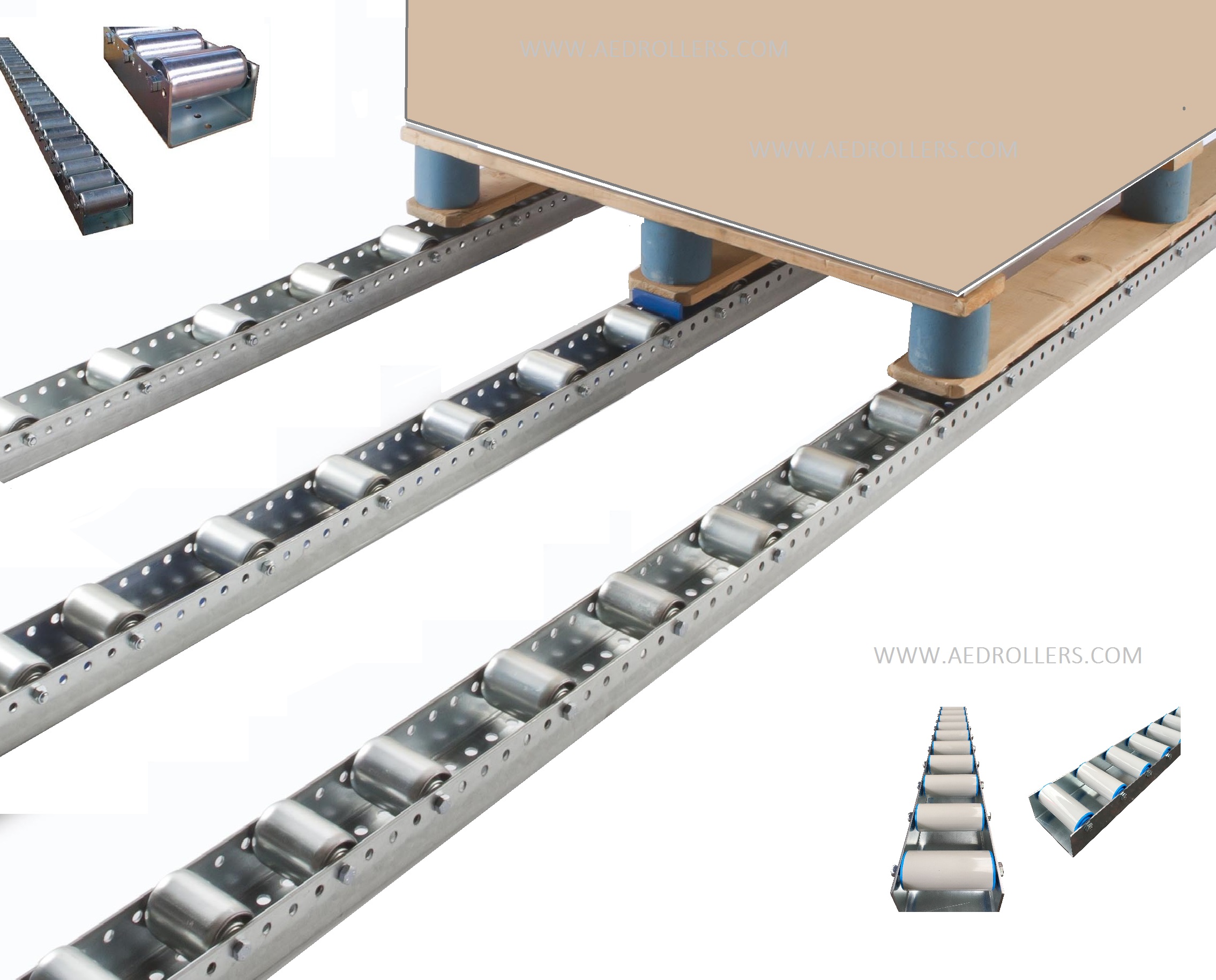 Floor Conveyor - pallet tracks NR2000