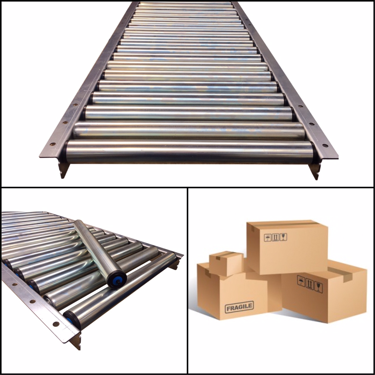 GTL Mid range Parcel Conveyor 5kg to 50kg boxes