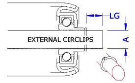 AX11 - External Circlips (plain ends)